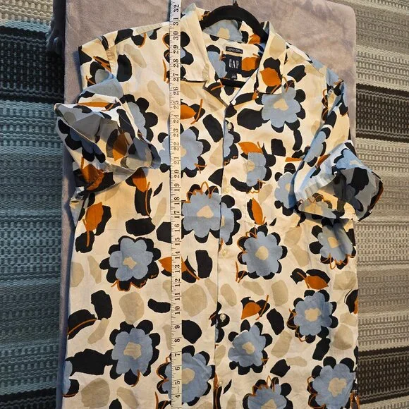 GAP Men's short sleeve button down shirt XL - Picture 5 of 8